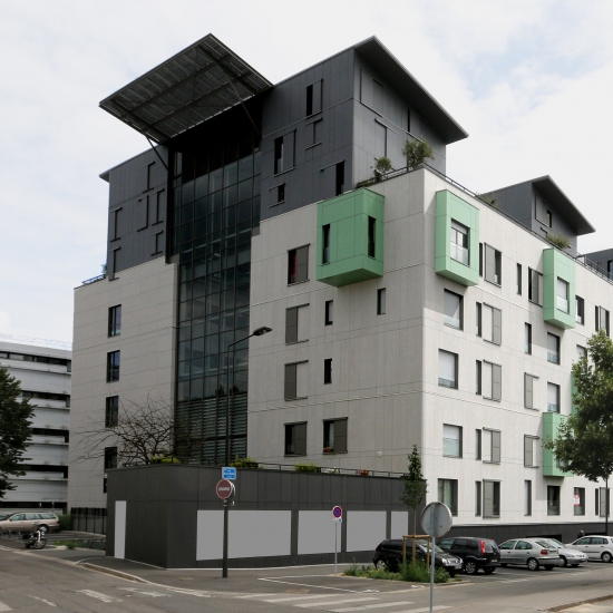 Réhabilitation à Tours : logements et bureaux à énergie positive cabinet d'architectes Boille et Associés