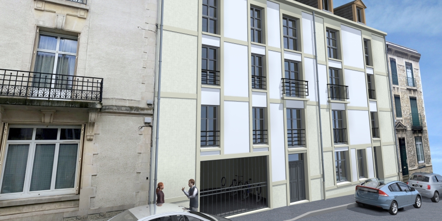 Logements collectifs à Tours réalisés par Boille et Associés architectes