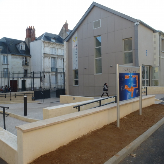 Réhabilitation du Lycée Sainte Ursule de Tours par le cabinet d'architectes Boille et Associés