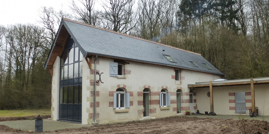 Restauration d'habitation le Moulin de Bry : architectes à Tours Boille et Associés